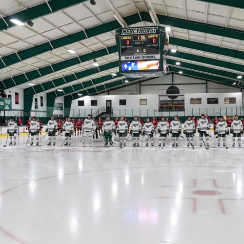 10 12 2019 Mercyhurst vs St Lawrence Mens Hockey 0036